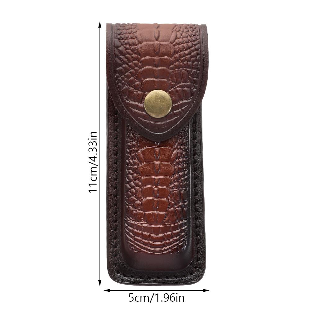Edc Everyday Carry Knives - Sarung Kulit Sapi untuk Pisau Lipat