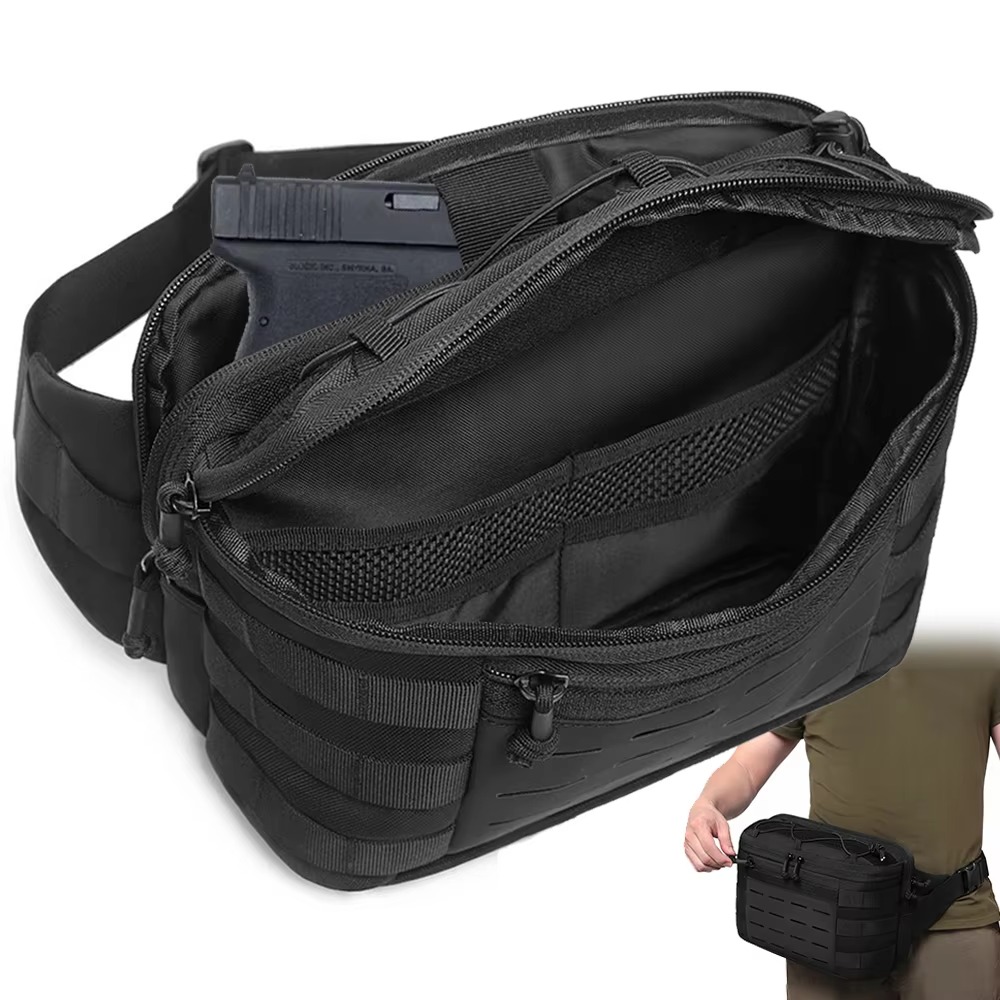 Tas Pinggang Taktis untuk Meny - Edc Carry Fanny Pack ulasan dan harga